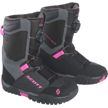 Scott Боты X Trax Evo Women black rhodamine red - миниатюра 1