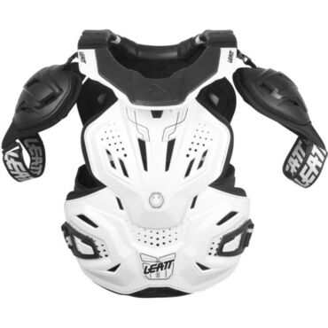 Защитный панцирь+ шея Leatt Fusion Vest 3.0, белый - миниатюра 2