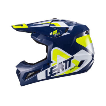Leatt Шлем кроссовый Moto 3.5 Helmet Kit 2024 Blue - миниатюра 4