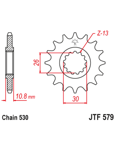Звезда ведущая JTF579.14