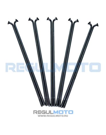 Спицы колеса 17"х178х3,5мм Seven Medalist, 10 шт. черные, без гаек 