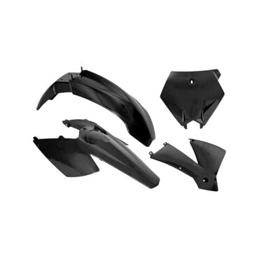 Комплект пластика черный KTM SX EXC 03 04 - миниатюра 1