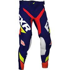 Штаны FXR REVO MX, Navy Hi Vis Nuke Red