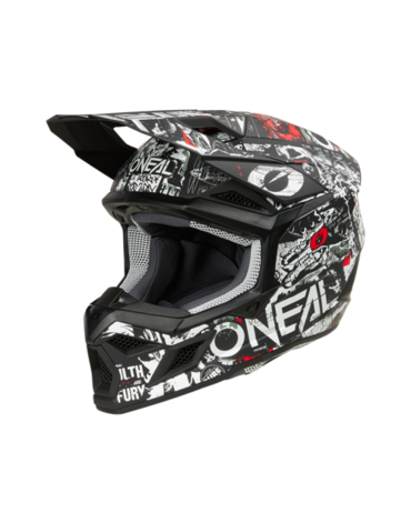 Oneal Шлем кроссовый 3Series Attack V.24 белый черный