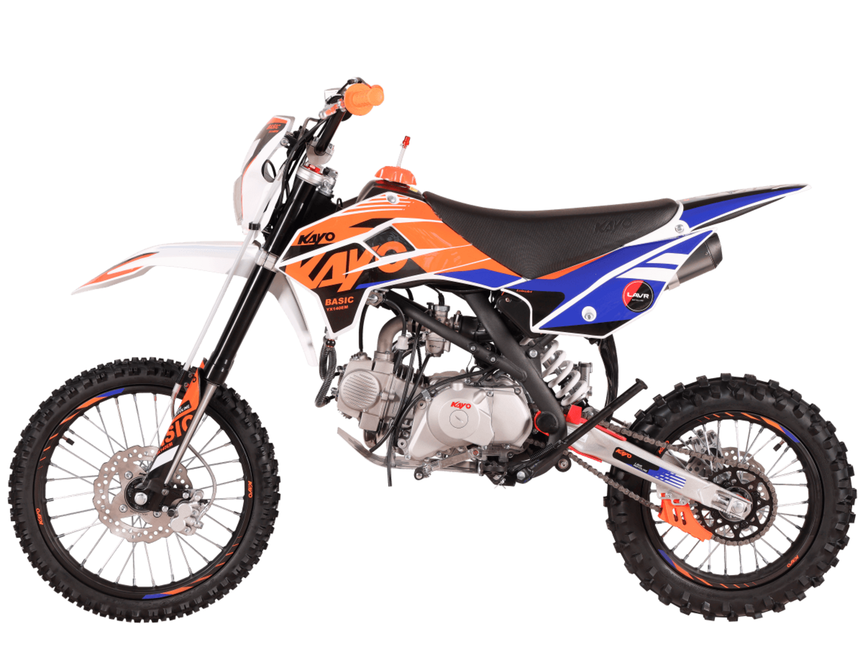 Питбайк Kayo Basic YX140EM 17 14 KRZ (механ. сцепл., эл.стартер 2026 г.) - фото 3