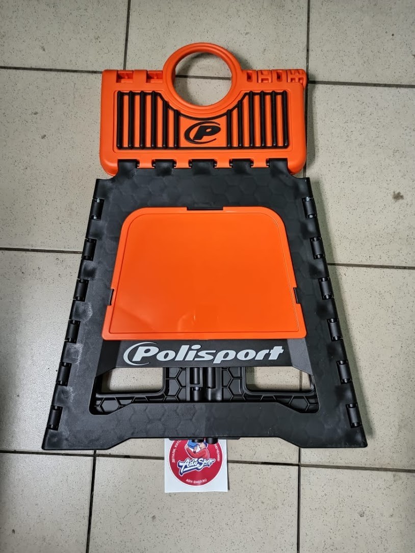 Polisport  Подставка под мотоцикл складная - оранжевая - фото 2