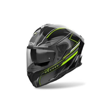 Шлем дорожный Airoh Spark 2 Shadow, yellow gloss  (XL, Взрослая  Дорожная) - миниатюра 2