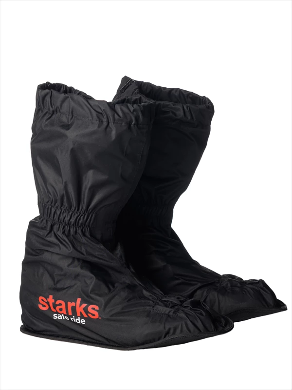 Мотобахилы дождевые Rain Boots чёрные - фото 1
