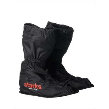 Мотобахилы дождевые Rain Boots чёрные - миниатюра 1