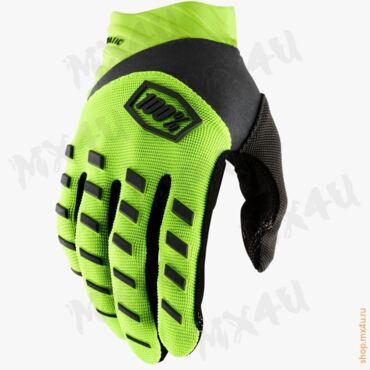Мотоперчатки Airmatic Glove Fluo Yellow Black кислотно желтые - миниатюра 1