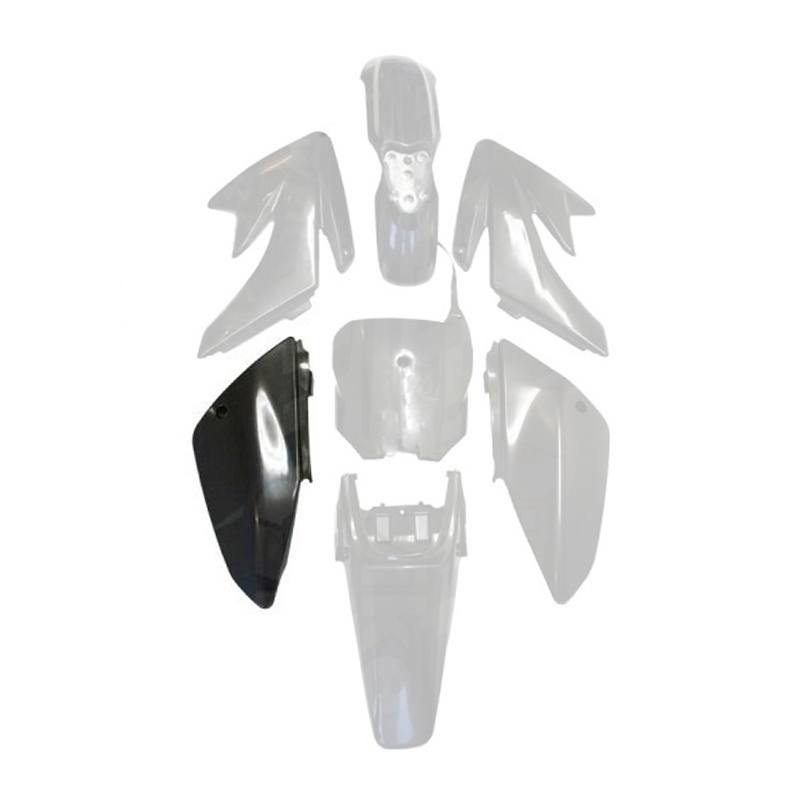 Пластик CRF 70 Боковина задняя левая в сборе (Black)