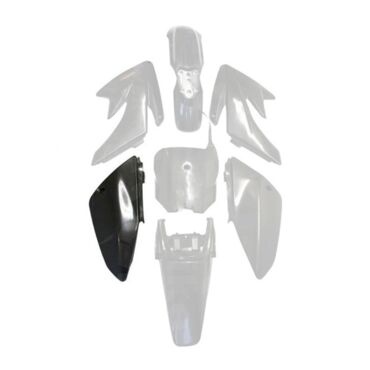 Пластик CRF 70 Боковина задняя левая в сборе (Black) - миниатюра 1