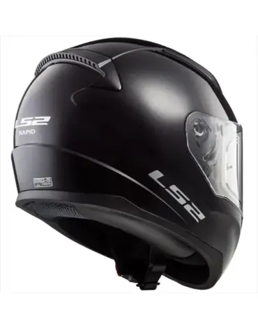 Мотошлем FF353 RAPID SOLID черный глянцевый