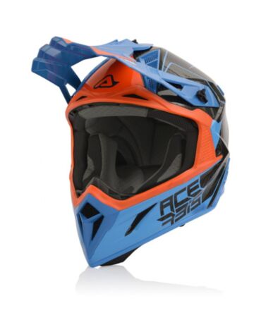 Acerbis Шлем Steel Carbon Orange Blue