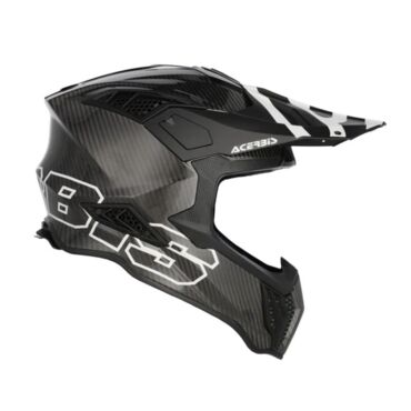 Acerbis Шлем Airstrike C 22 06 Black White - миниатюра 6