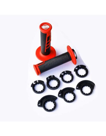 Грипсы ProTaper Clamp On Red Black, 021662