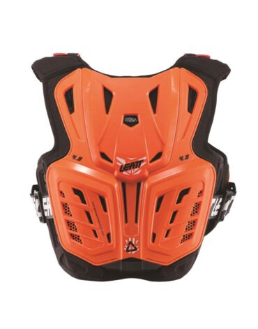 Защита панцирь подростковый LEATT 4.5 JUNIOR, Оранжевый белый
