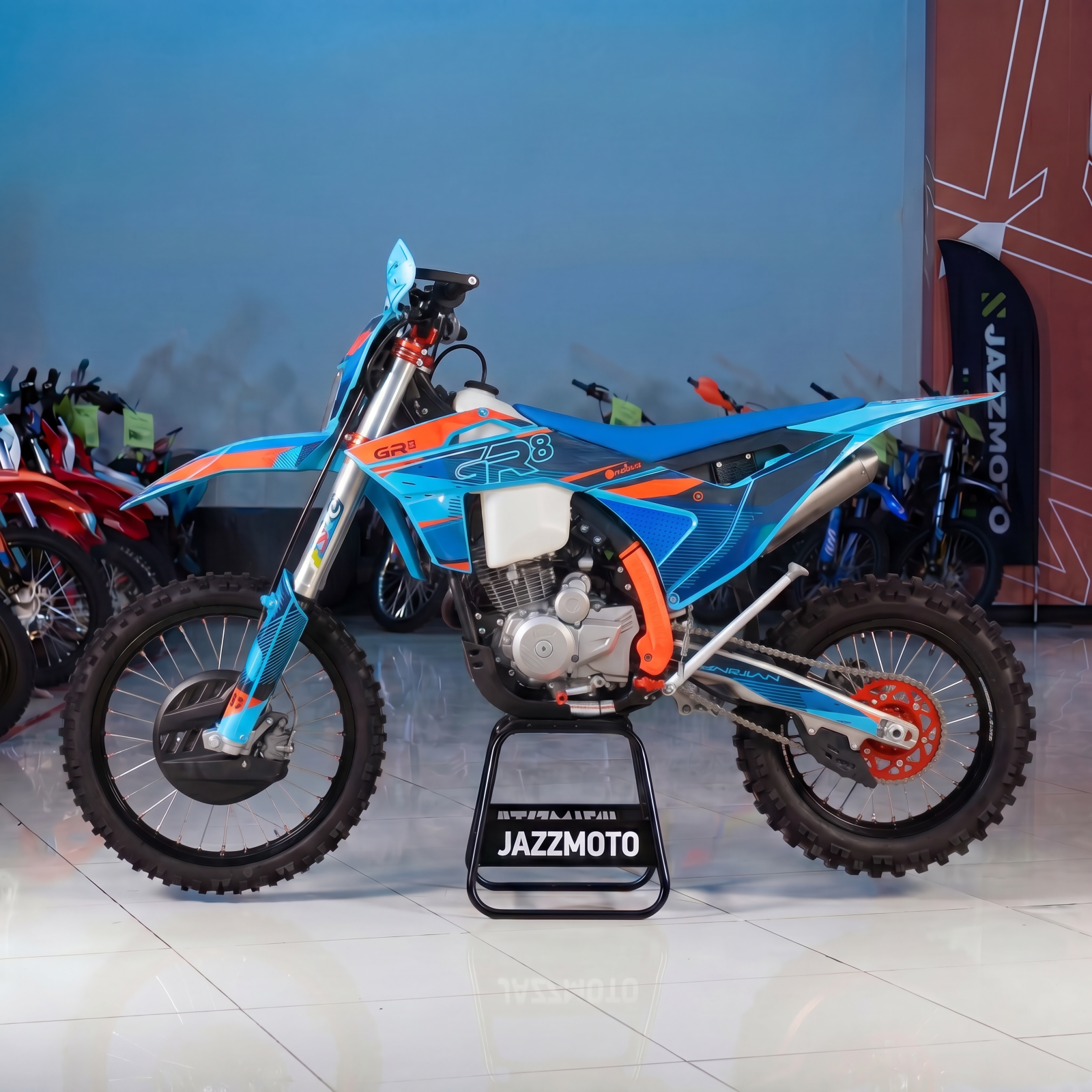 Мотоцикл кроссовый GR8 F300A (4T CB300RL) Enduro Pro 21 18 - фото 1
