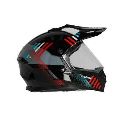 Acerbis Шлем детский Rider Junior Black Red - миниатюра 6
