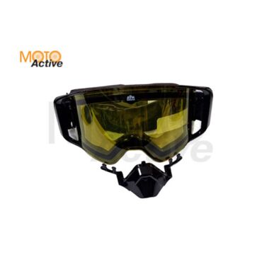 Очки снегоходные с магнитной линзой и подогревом AiM (PRO) 31 104 Accu Heated Black Glossy - миниатюра 2