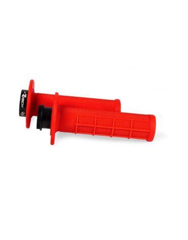 Ручки на руль R20 LOCK ON красный неон