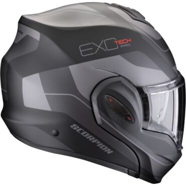 Scorpion Exo Мотошлем Exo Tech Evo Pro Commuta Черный Матовый Серебристый - миниатюра 1