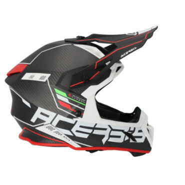 Acerbis Шлем STEEL CARBON 22 06 Black Red - миниатюра 3