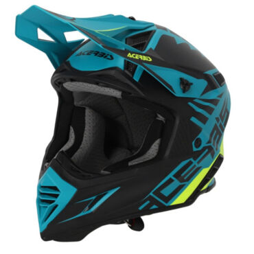 Acerbis Шлем кроссовый X TRACK 22 06 Green Black - миниатюра 4