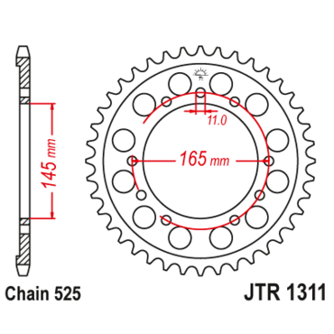 Звезда ведомая JTR1311.43 - миниатюра 1