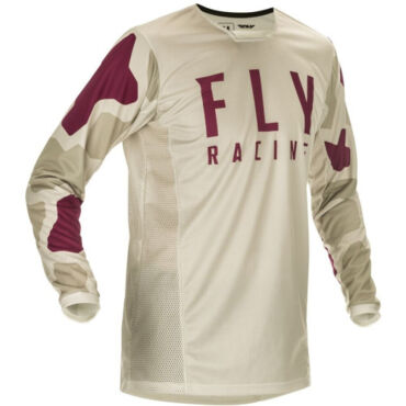 Комплект Fly Racing KINETIC K221 Серый Бордовый, джерси+штаны - миниатюра 4