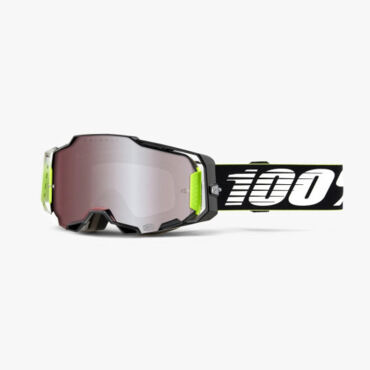 Очки для мотокросса 100% ARMEGA Racr Hiper Silver Mirror Lens с зеркальной линзой Hiper - миниатюра 5