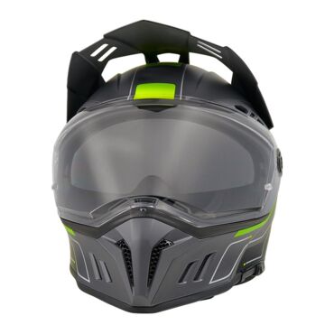 Oneal Шлем кроссовый со стеклом Sierra RS Echo желтый черный - миниатюра 7