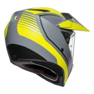 AGV Шлем AX9 E2206 V26 Pacific Road Matt Grey Yellow Fluo Black - миниатюра 1