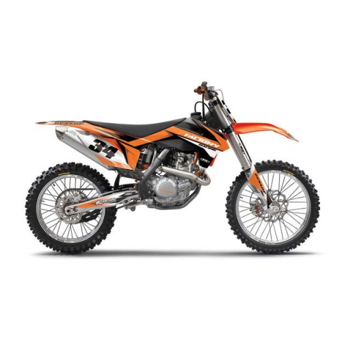 Набор наклеек FX EVO 10 под мотоциклы KTM SX65 2009 15 - фото 1