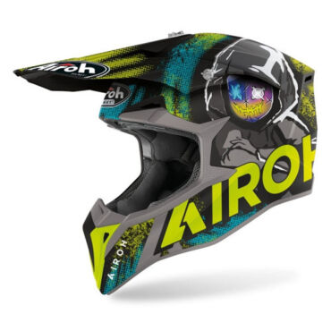 Airoh Мотошлем WRAAP ALIEN YELLOW MATT - миниатюра 1