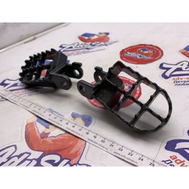 ADVS Широкие подножки комплект (стальные)  XR250 XR400 XR600 XR650L XR650R XRV750 XRV650 XL600 XL400 (20000165) - миниатюра 2