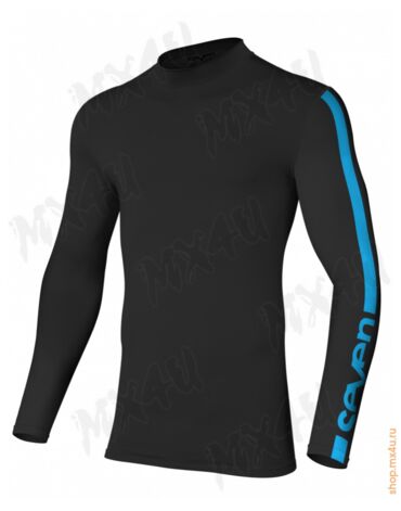 Мотоджерси компрессионное Zero Compression Jersey -  Черный Синий