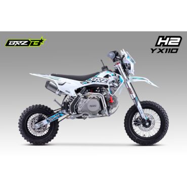 Питбайк BRZ H2 YX110 12 10 (полуавтомат, электростартер) - миниатюра 2