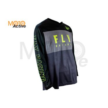 Джерси FLY RACING F 16 REFRESH , черная серая - миниатюра 3