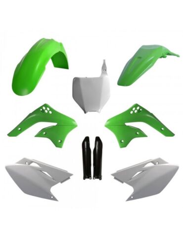 Комплект пластика Polisport Kawasaki KX450F 2006 08 OEM color08 зелёно белый