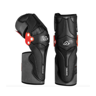 Acerbis Защита коленей X Strong Knee Black White - миниатюра 2