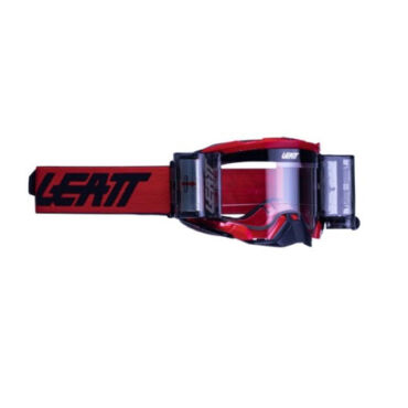 Очки LEATT VELOCITY 5.5 Roll Off Red с перемоткой и прозрачной линзой - миниатюра 1