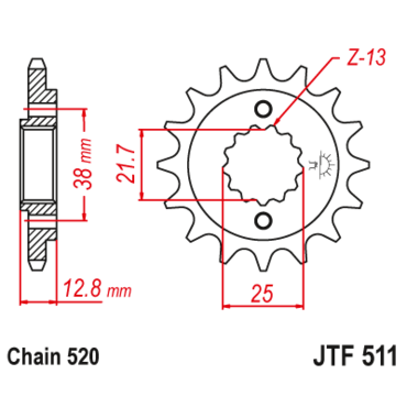 Звезда ведущая JTF511 15 - миниатюра 1