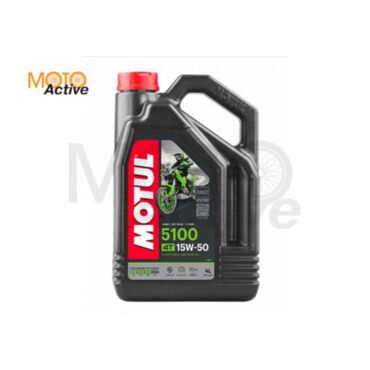 Моторное масло MOTUL 5100 4T SAE 15W 50 - 4л - миниатюра 1