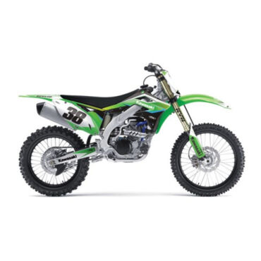 Набор наклеек FX Evo 11 под мотоциклы Kawasaki KX85 100 14 17 - миниатюра 1