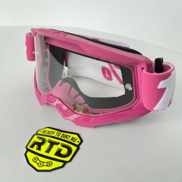 Очки 100% Strata 2 Goggle Fletcher с прозрачной линзой - миниатюра 1