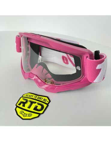 Очки 100% Strata 2 Goggle Fletcher с прозрачной линзой