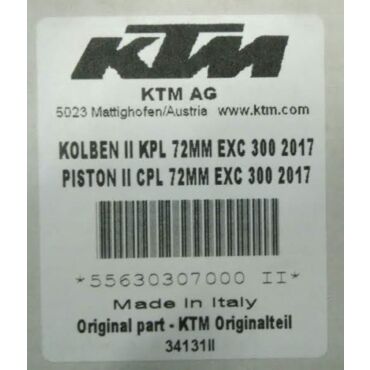 KTM поршень вторая группа D=71,935 300 EXC / XCW ( карб / TPI / TBI ) 03 25 ( 55630307100 II / 55630307000 II / 55630107100 II / 55630107000 II / 54830107000 II / 54830107100 II / 54830107200 II ) - миниатюра 2