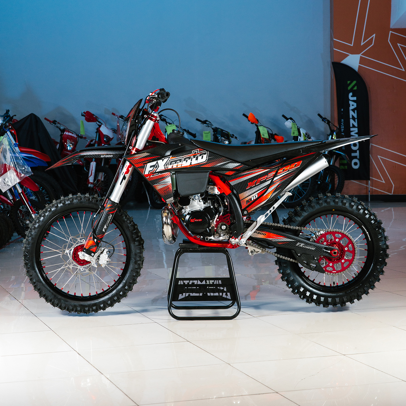 Мотоцикл кроссовый FXMOTO XP300 2T Черный