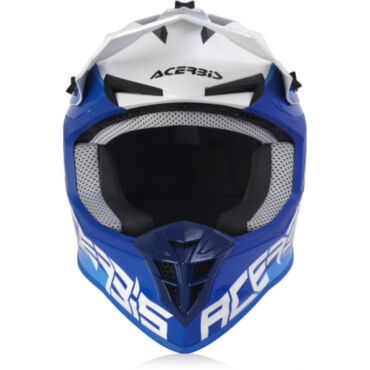 Acerbis Шлем Linear White Blue - миниатюра 5